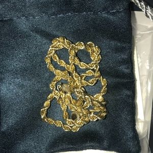 14k gold chain rope chain